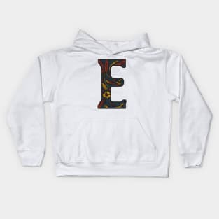 Letter E (I) Kids Hoodie